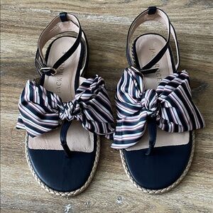 Jack Rogers Heidi Bow Ankle Strap Sandals NWOT